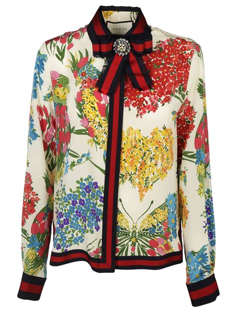 gucci printed tops